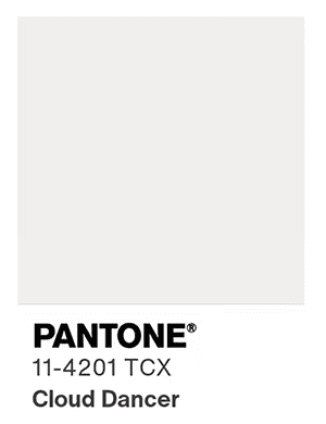 Pantone 11-4201 Cloud Dancer: a cor do ano 2026
