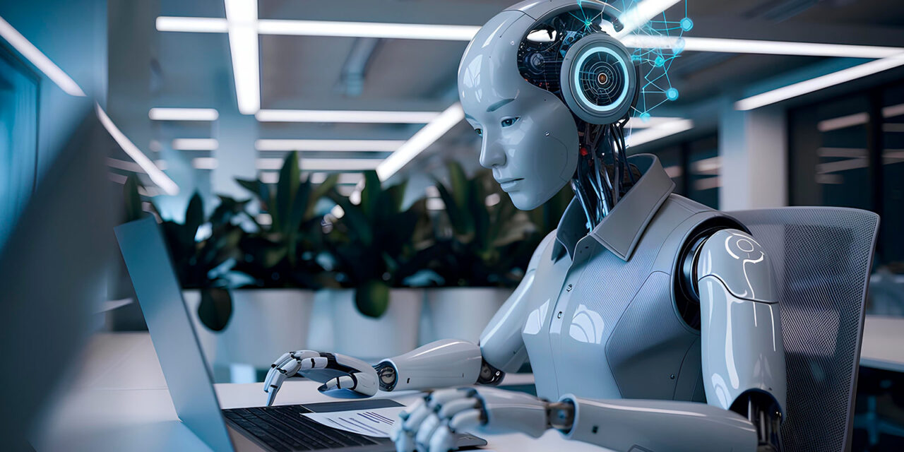 O futuro das empresas na era da inteligência artificial.
