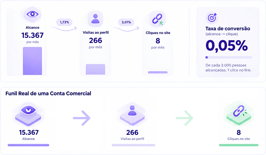 Perfil no Instagram não vende (e seus seguidores não vão comprar de você).