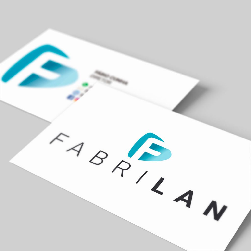 Criação e design de logotipo, identidade visual, impressão de cartões de visita e desenvolvimento do site institucional da Fabrilan