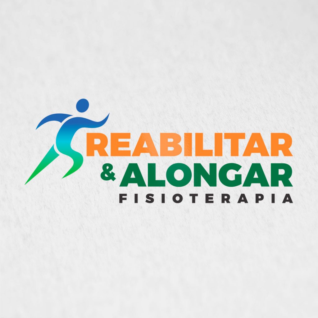 Criação e design de logotipo e site institucional, impressão de cartões de visita, folders e banners publicitários da Reabilitar & Alongar